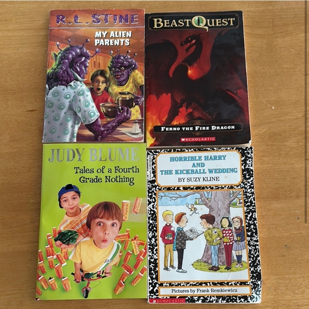 Kids Book Set: R.L. Stine, Beast Quest, Judy Blume, Suzy Kline